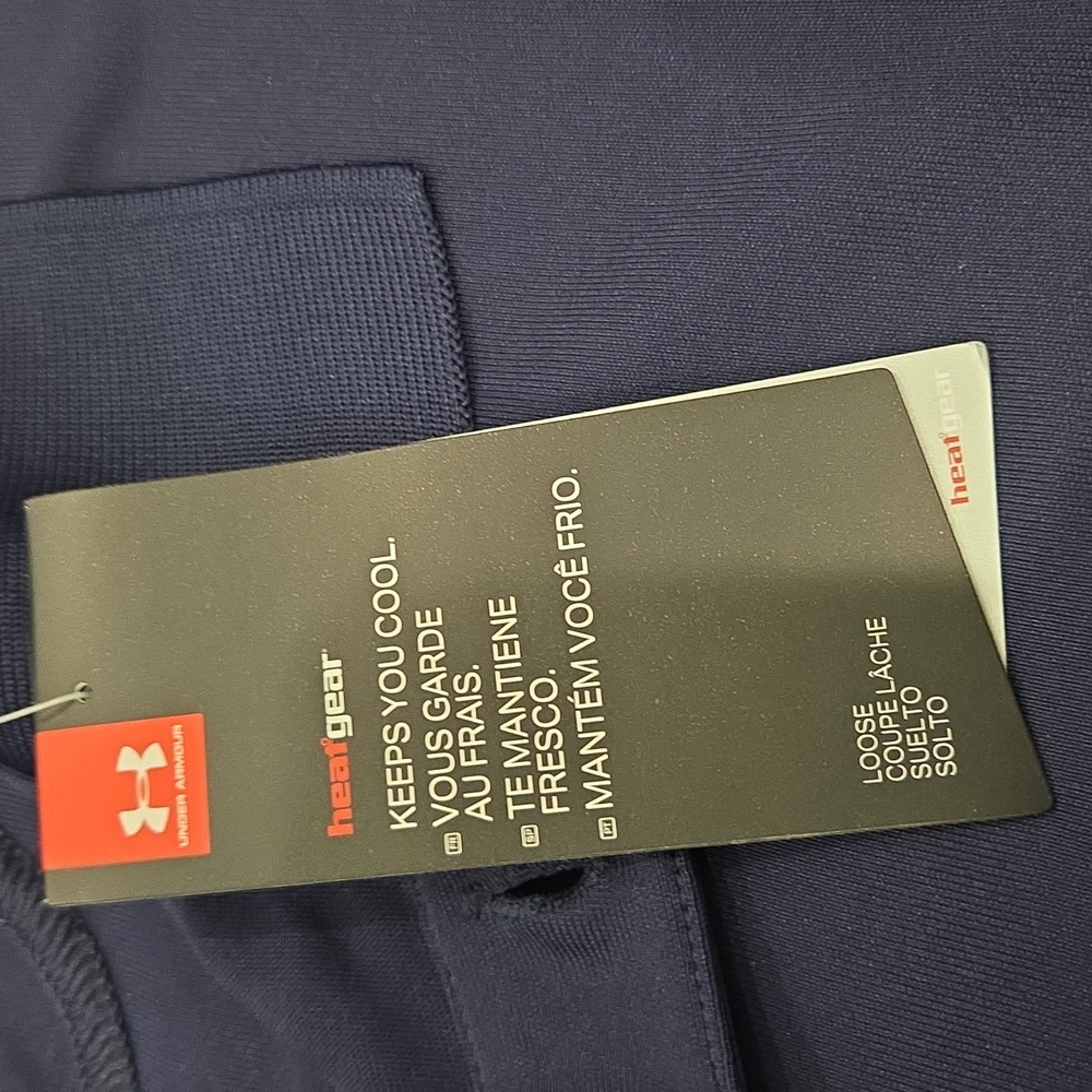 Under Armour Men's Deep Blue Polo Shirt - Picture 7 of 8